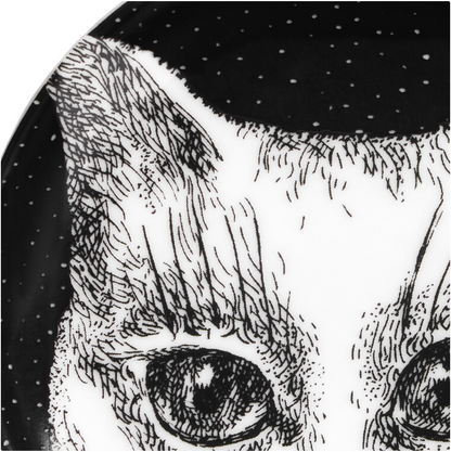 Fornasetti coaster GATTO nr 4 - Milk Concept Boutique
