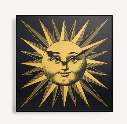 Fornasetti wall clock Grande Sole Gold - Milk Concept Boutique