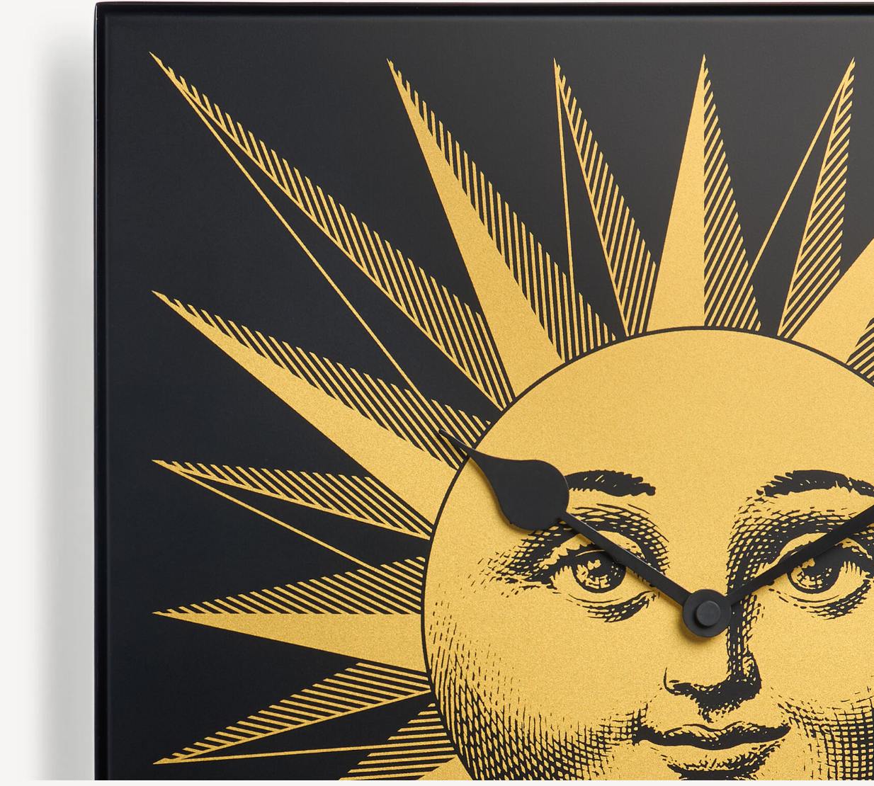 Fornasetti wall clock Grande Sole Gold - Milk Concept Boutique