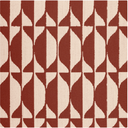 Outdoor Cushion Losanghe for chair Capitellum in Rust/Ecru' - Milk Concept Boutique