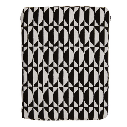 Outdoor Cushion Losanghe for chair Capitellum in Black/White - Milk Concept Boutique