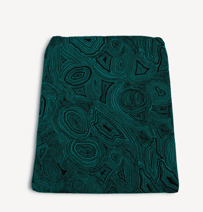 Outdoor Cushion Losanghe Malachite for chair Capitellum in Green/Black - Milk Concept Boutique