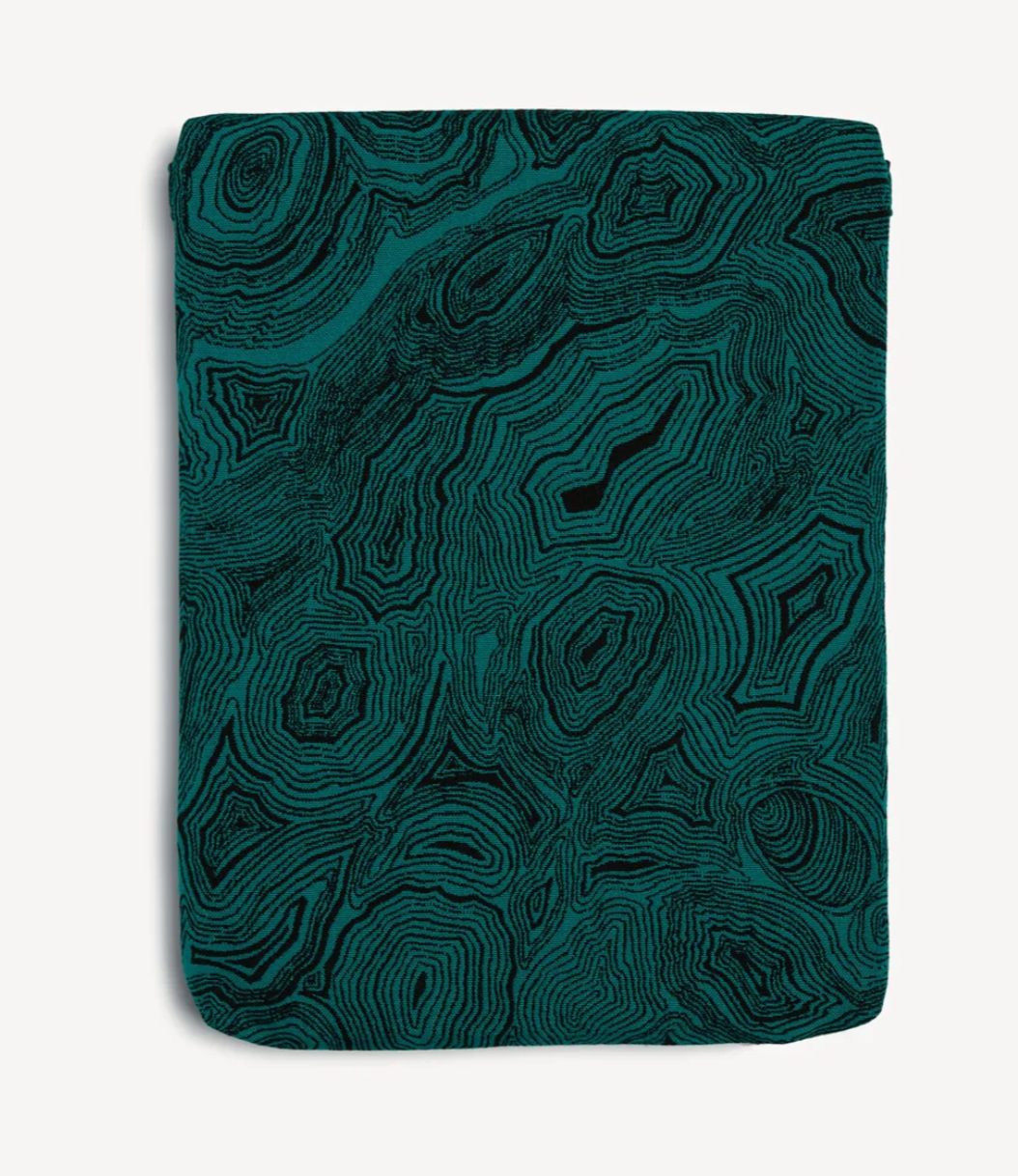 Outdoor Cushion Losanghe Malachite for chair Capitellum in Green/Black - Milk Concept Boutique
