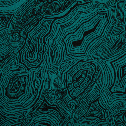 Outdoor Cushion Losanghe Malachite for chair Capitellum in Green/Black - Milk Concept Boutique