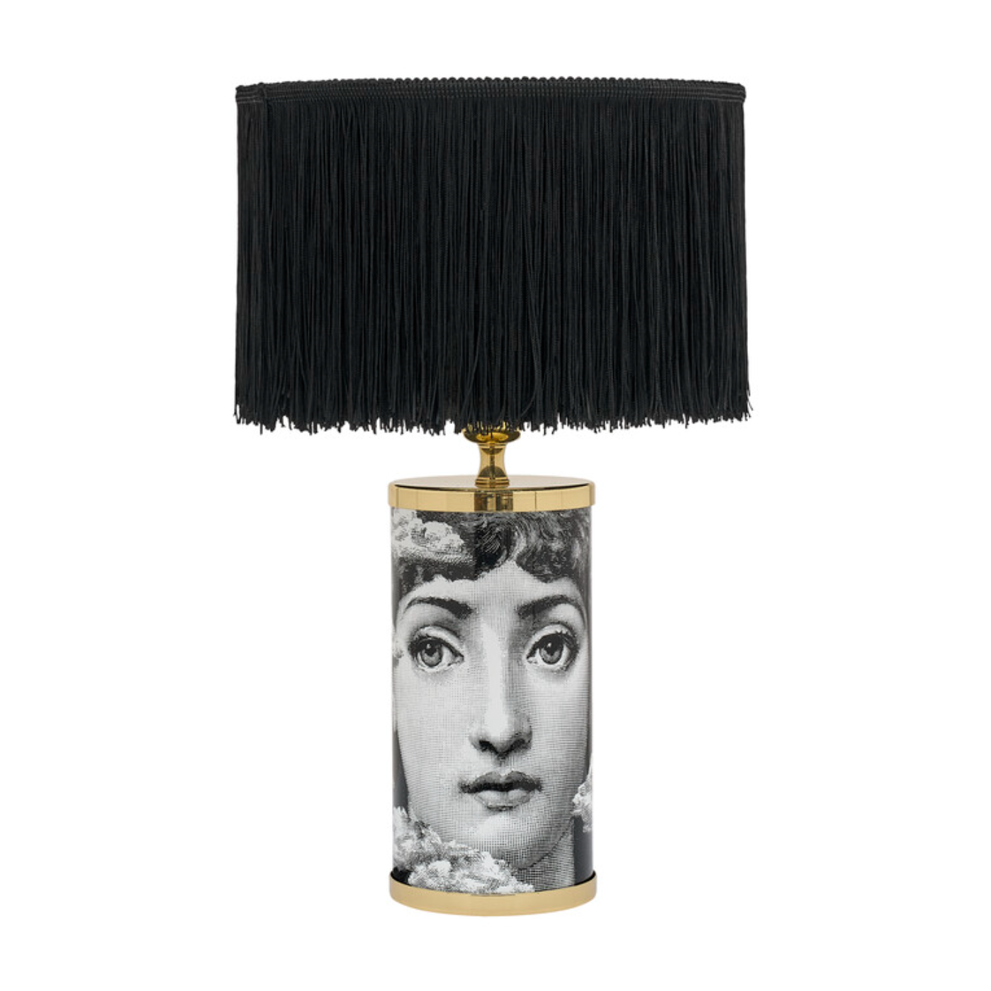Fornasetti Small Cylindrical lamp TRA LE NUVOLE - Milk Concept Boutique