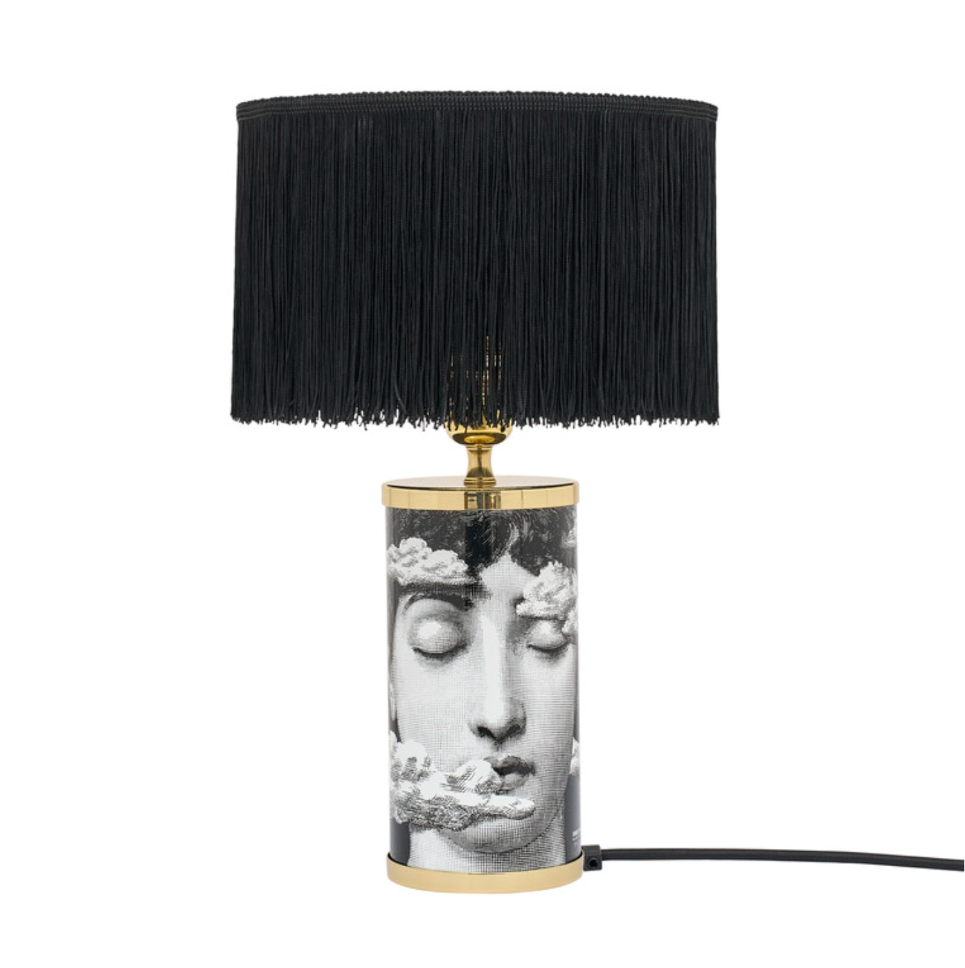 Fornasetti Small Cylindrical lamp TRA LE NUVOLE - Milk Concept Boutique