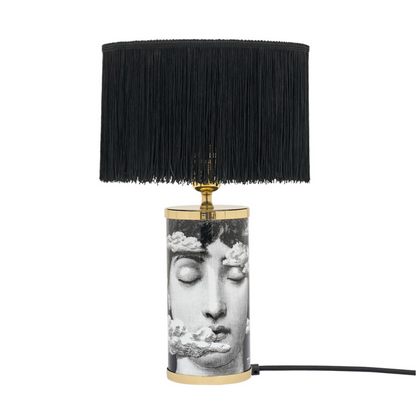 Fornasetti Small Cylindrical lamp TRA LE NUVOLE - Milk Concept Boutique