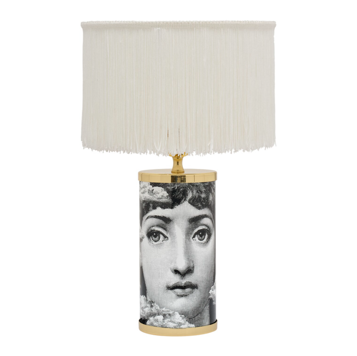 Fornasetti Small Cylindrical lamp TRA LE NUVOLE - Milk Concept Boutique