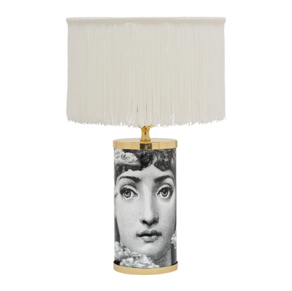Fornasetti Small Cylindrical lamp TRA LE NUVOLE - Milk Concept Boutique