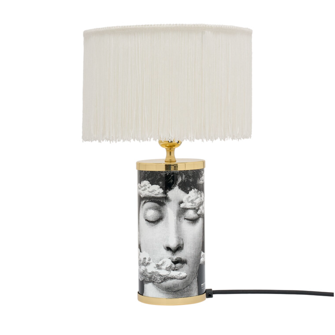 Fornasetti Small Cylindrical lamp TRA LE NUVOLE - Milk Concept Boutique