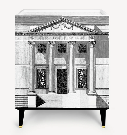 Cabinet Bar Palladiana e Arlecchini White - Milk Concept Boutique