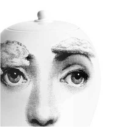 Fornasetti Vase Among the Clouds black/white - Milk Concept Boutique