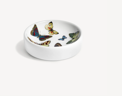 Fornasetti Round ashtray Farfalle multicolour