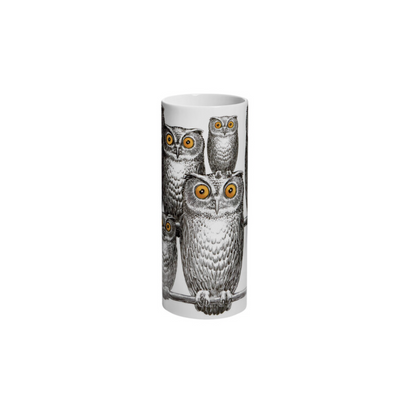 Fornasetti Vase Small Civette black gold white