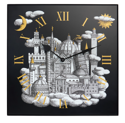 Fornasetti wall clock Italia che vola
