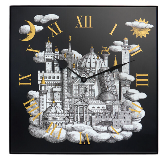 Fornasetti wall clock Italia che vola