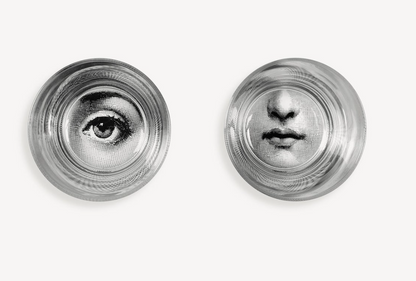 Fornasetti Set 2 Black Eye and Mouth Glasses