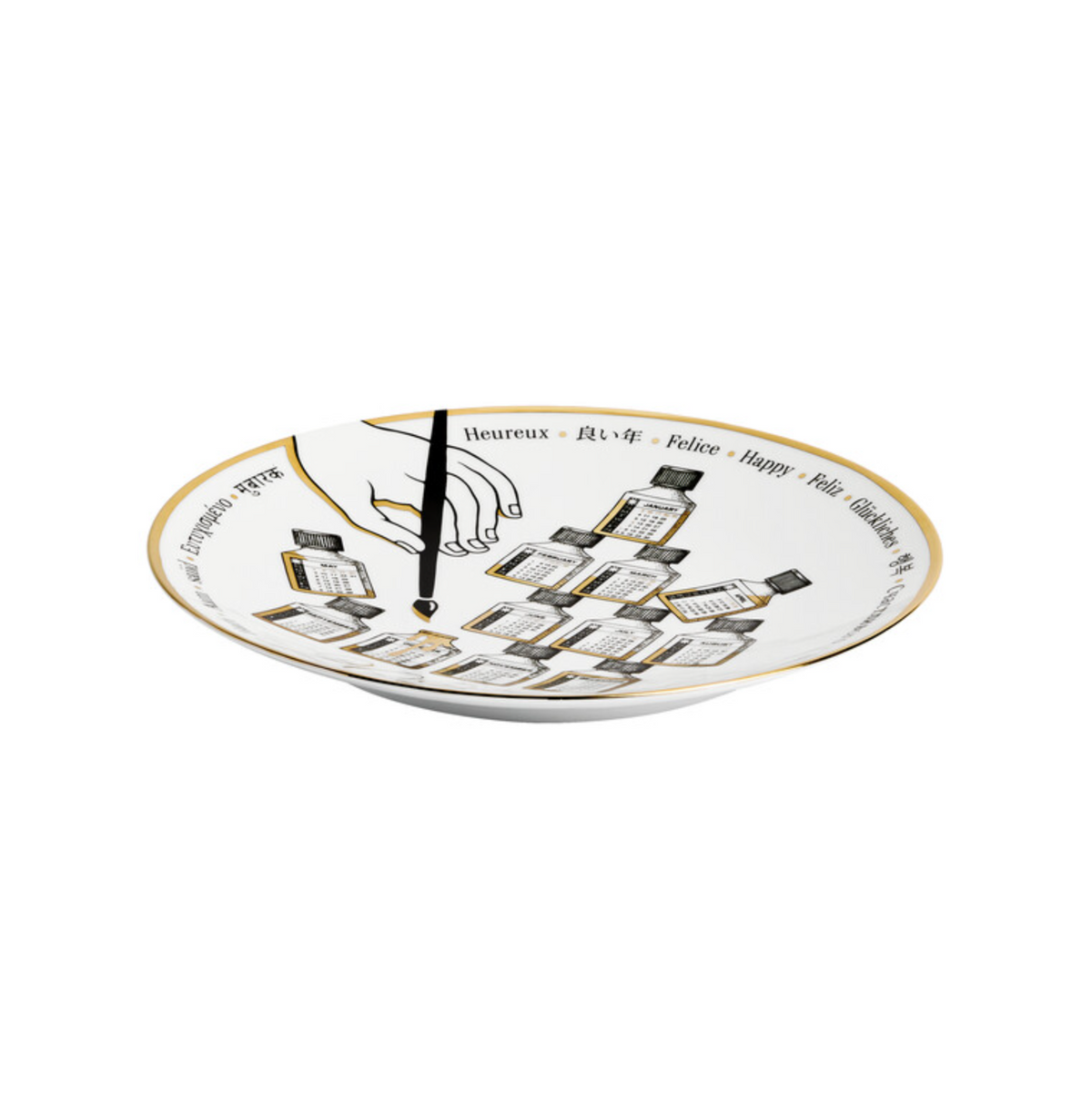 Fornasetti Calendar Wall Plate 2027