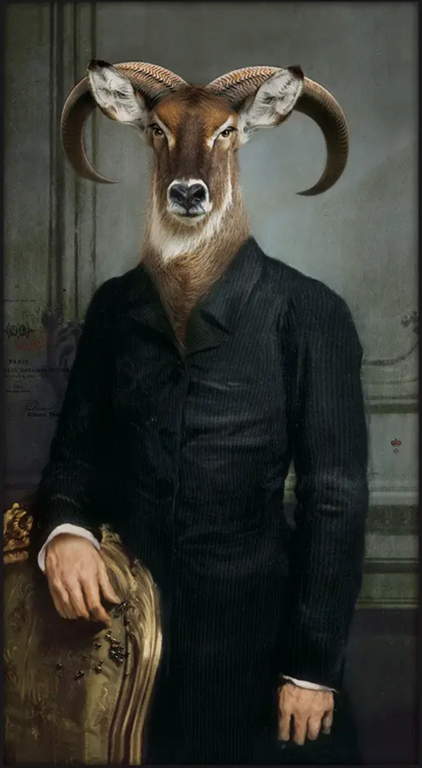Dantès XXL Tall Portrait by Ibride