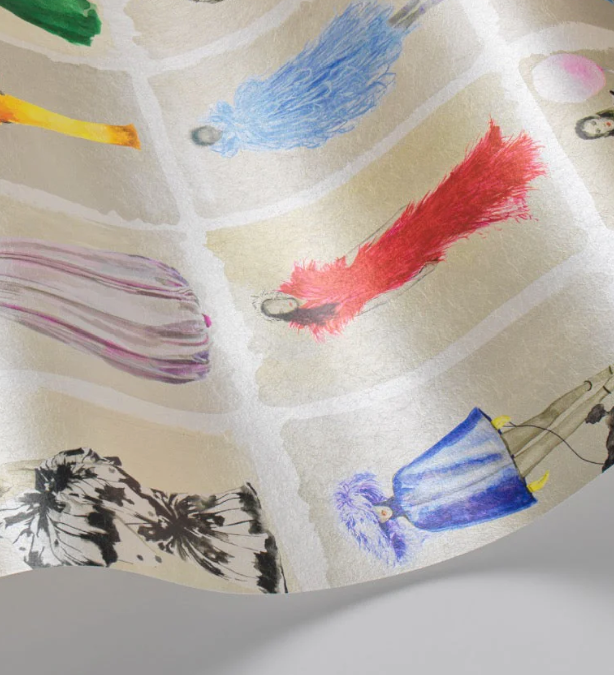 Couture Carousel Wallpaper - Milk Concept Boutique