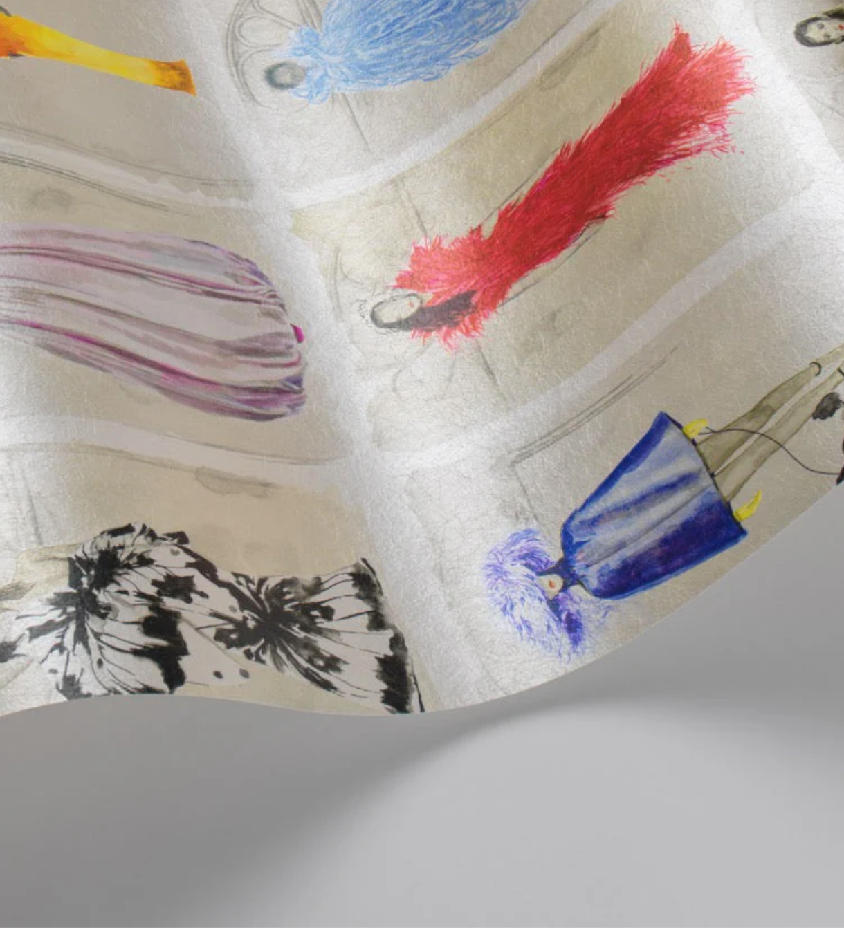 Couture Carousel with Windows Wallpaper - Milk Concept Boutique