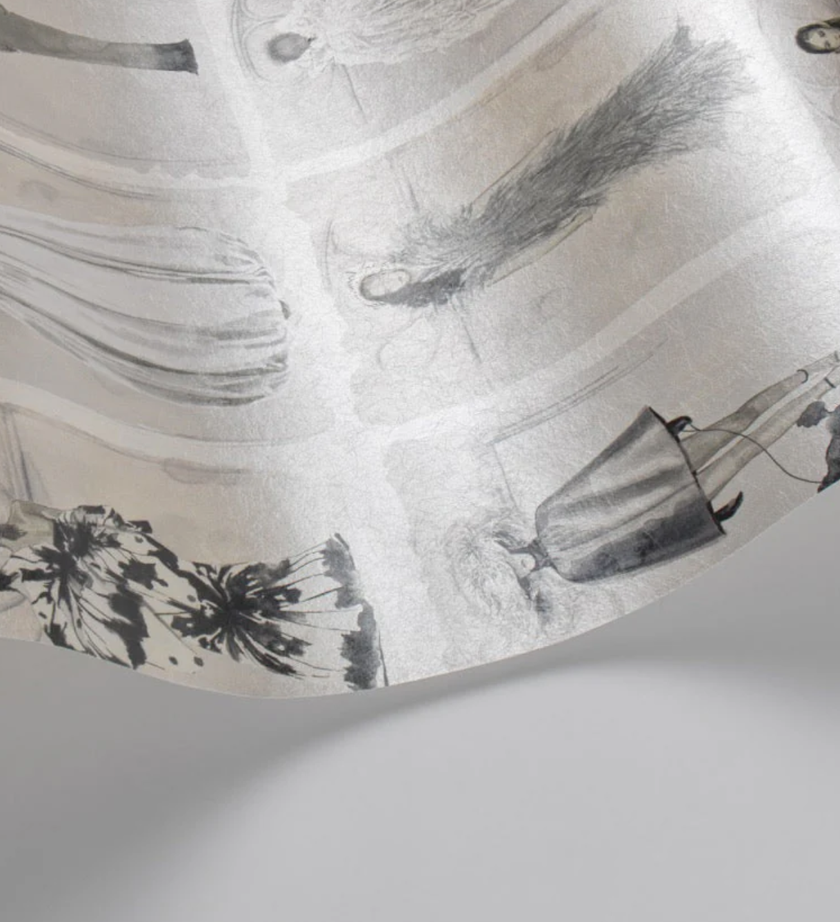 Couture Carousel with Windows Wallpaper - Milk Concept Boutique