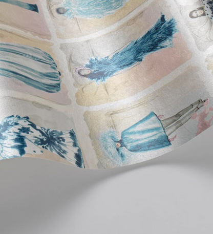 Couture Carousel with Windows Wallpaper - Milk Concept Boutique