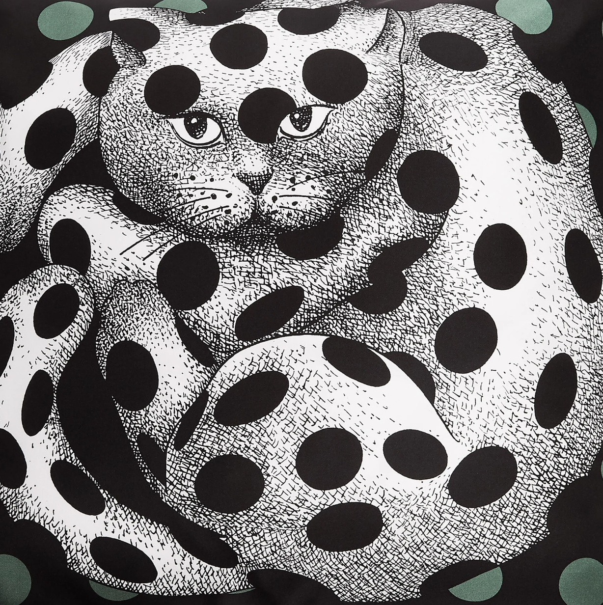 Fornasetti Silk Cushion High Fidelity 45x45cm - Milk Concept Boutique