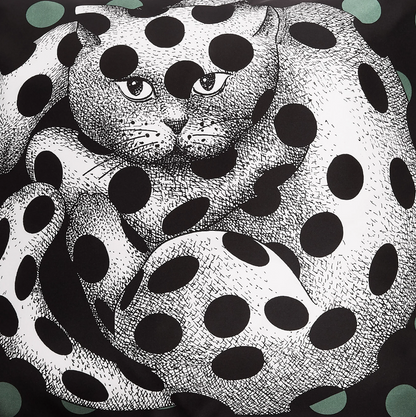 Fornasetti Silk Cushion High Fidelity 45x45cm - Milk Concept Boutique