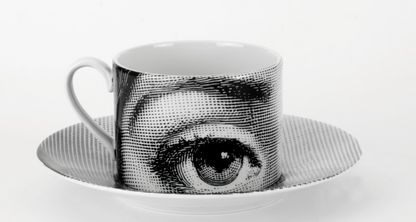 Fornasetti Tea Cup Tema e Variazioni nr. 1 Black & White