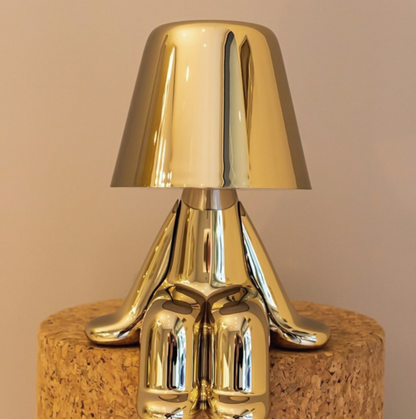 Golden Brothers - Sam Lamp in gold design by Stefano Giovannoni - Milk Concept Boutique