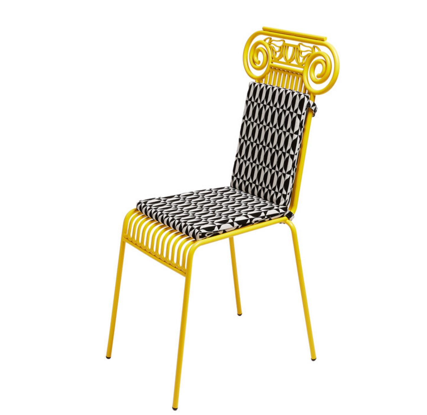 Outdoor Cushion Losanghe for chair Capitellum in Black/White - Milk Concept Boutique