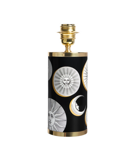 Fornasetti Small Cylindrical lamp SOLI E LUNE - Milk Concept Boutique