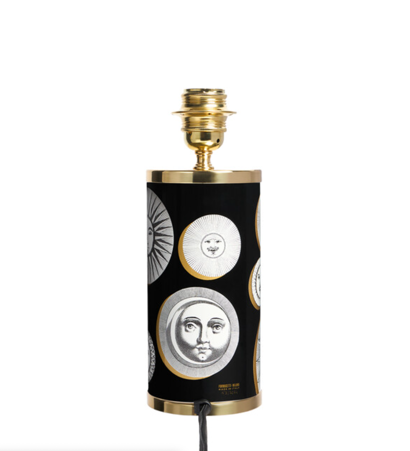 Fornasetti Small Cylindrical lamp SOLI E LUNE - Milk Concept Boutique