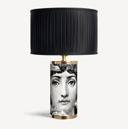 Fornasetti Small Cylindrical lamp TRA LE NUVOLE - Milk Concept Boutique