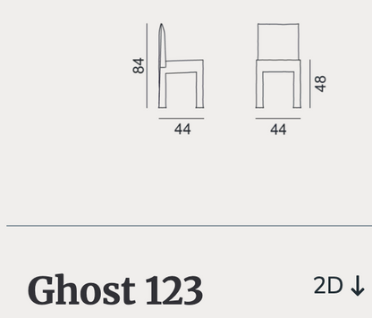 Gervasoni Ghost 123 Chair - Milk Concept Boutique