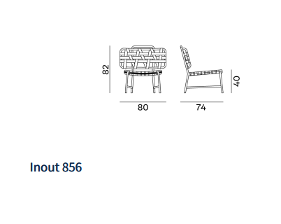 Lounge Chair InOut 856 - Milk Concept Boutique