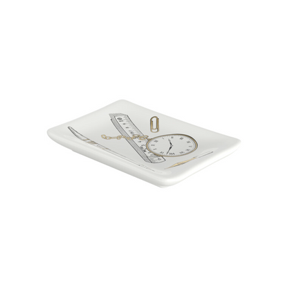 Fornasetti Rectangular Ashtray Oggetti sparsi gold/black