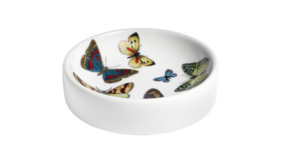 Fornasetti Round ashtray Farfalle multicolour
