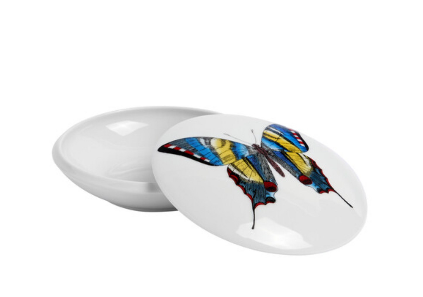 Fornasetti Round box Farfalle multicolour