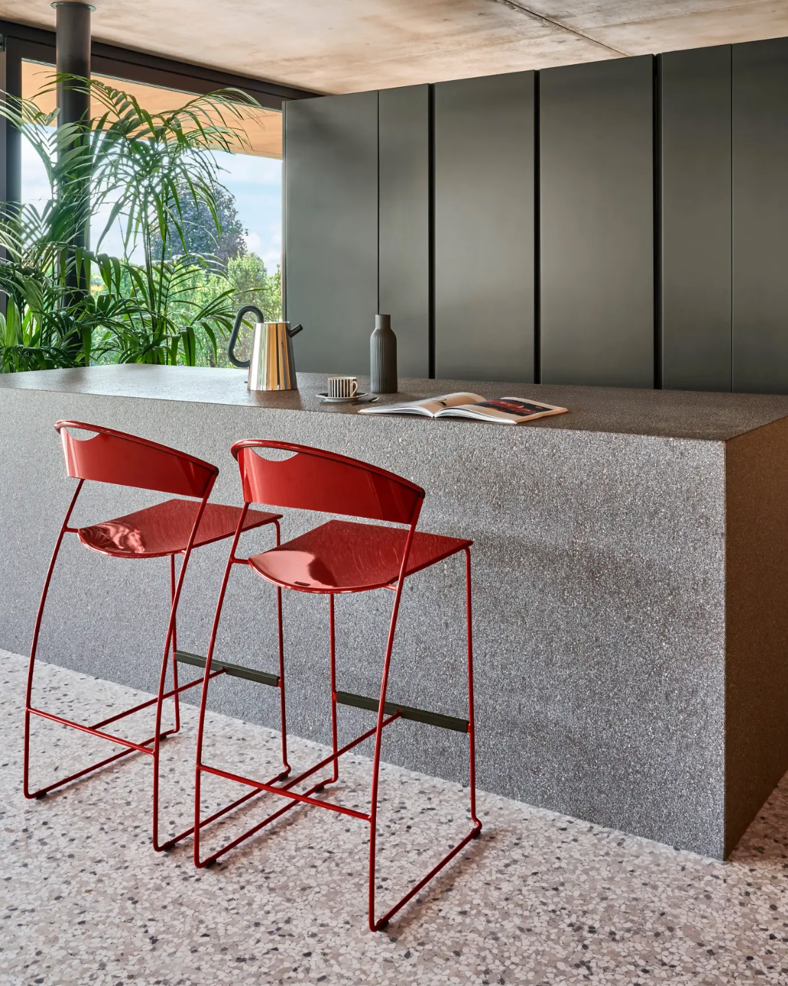 Juliette, Kitchen Stool Baleri Italia by Hannes Wettstein