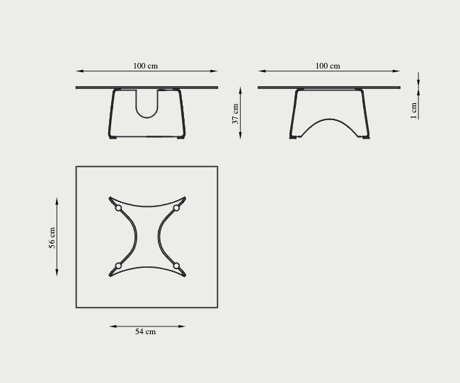 Bentz Low table Baleri Italia by Jeff Miller
