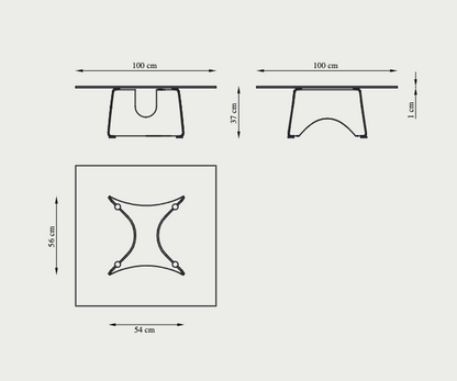 Bentz Low table Baleri Italia by Jeff Miller