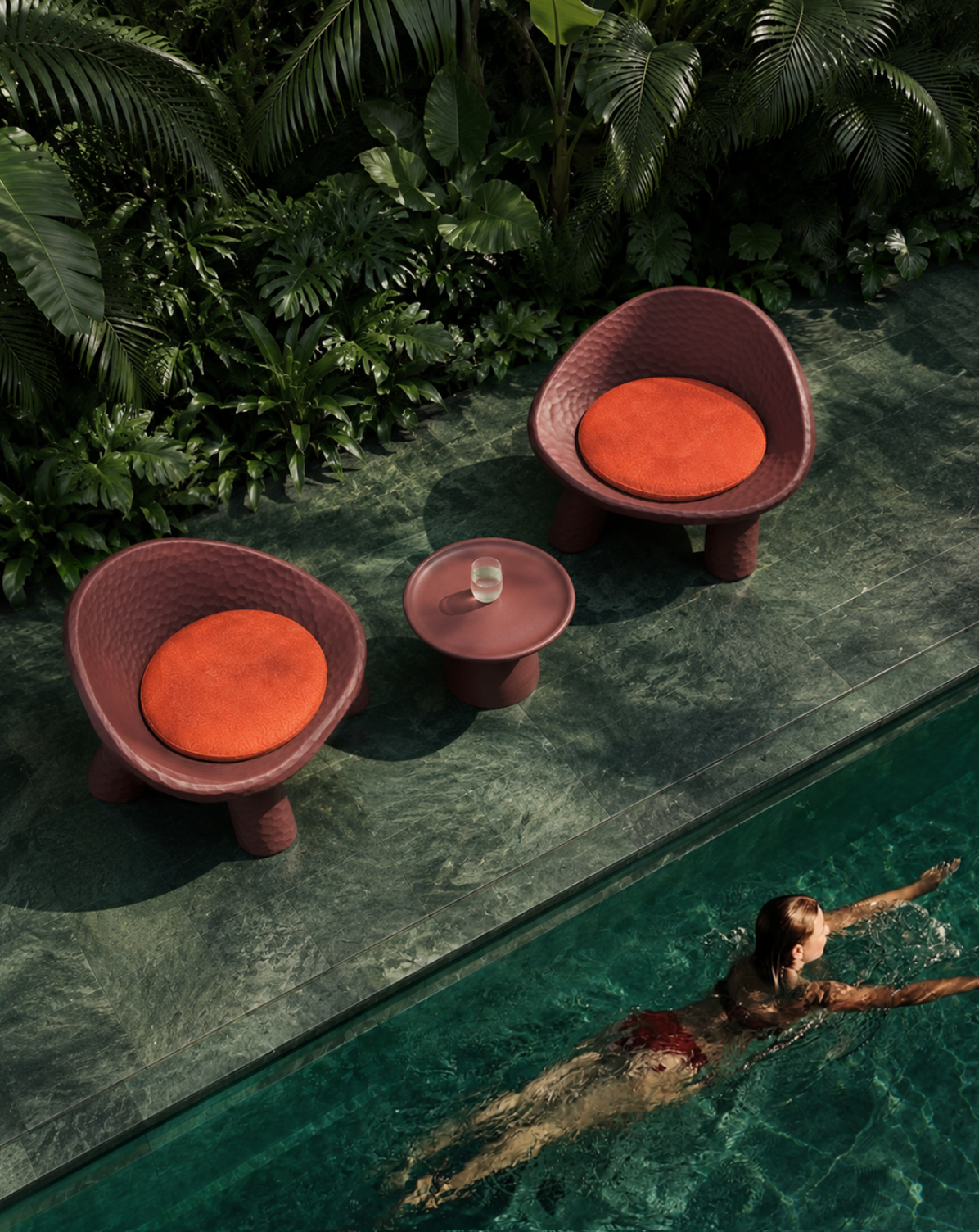 KAYA ARMCHAIR design by Paola Navone