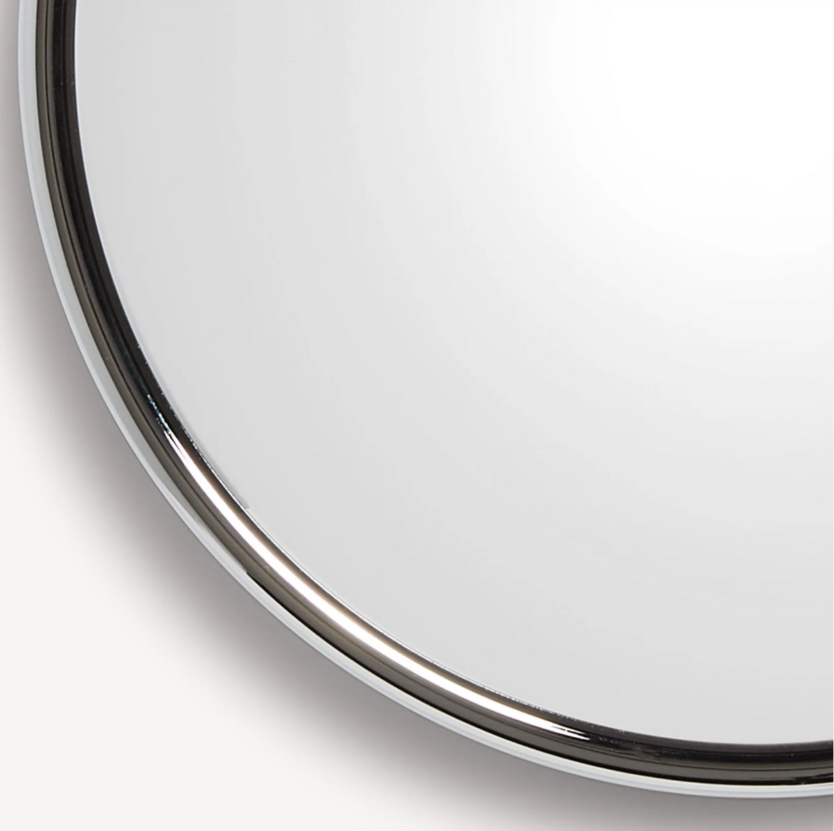 Fornasetti Convex Magic mirror ø50 cm with ring - Chromed frame