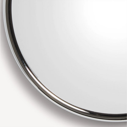 Fornasetti Convex Magic mirror ø30 cm with ring - Chrome frame