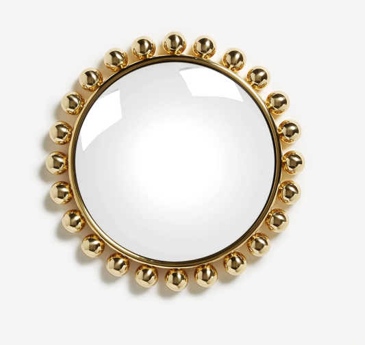 Fornasetti Convex Mirror Collier ø30 Brass