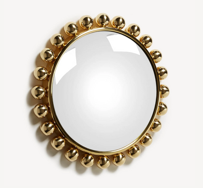 Fornasetti Convex Mirror Collier ø30 Brass