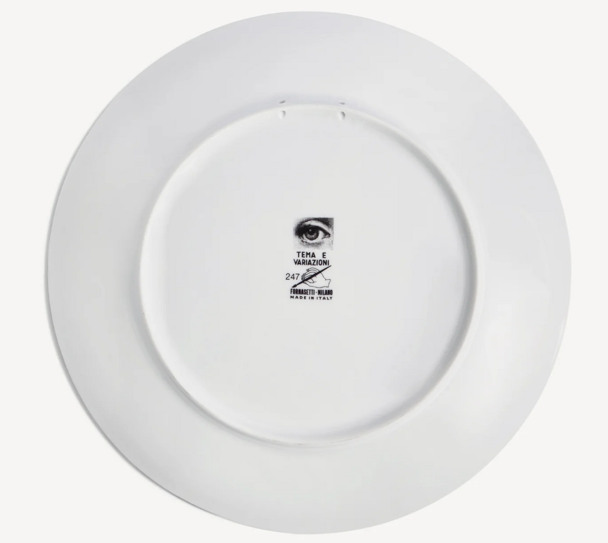 Fornasetti  Wall Plate T&V 247 gold