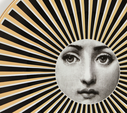 Fornasetti  Wall Plate T&V 247 gold